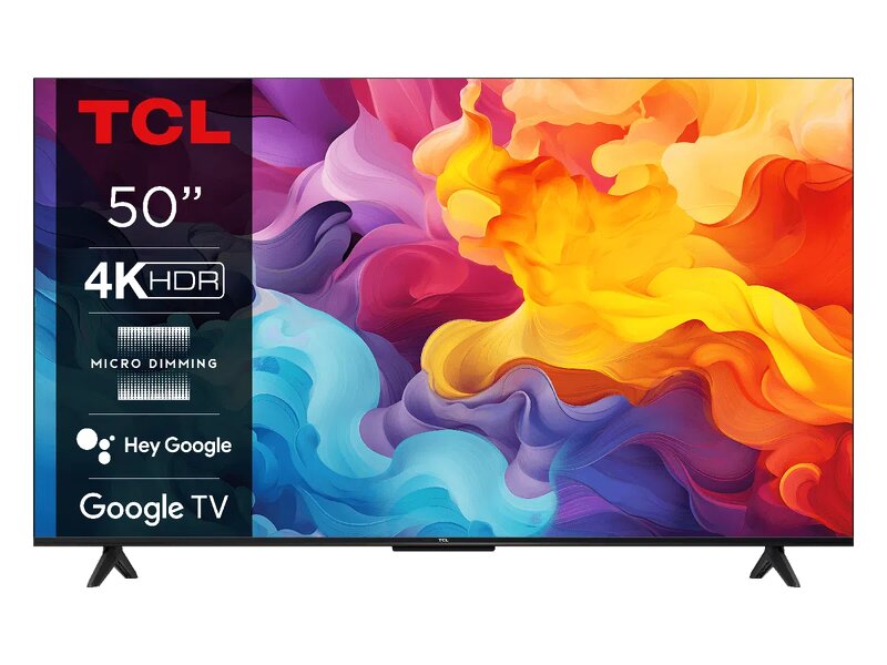 TCL 50V6B 50" 4K HDR Smart TV / 4K Ultra HD / Google TV