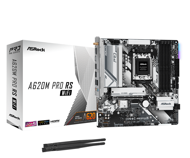 Product Image for ASRock A620M PRO RS WIFI D5