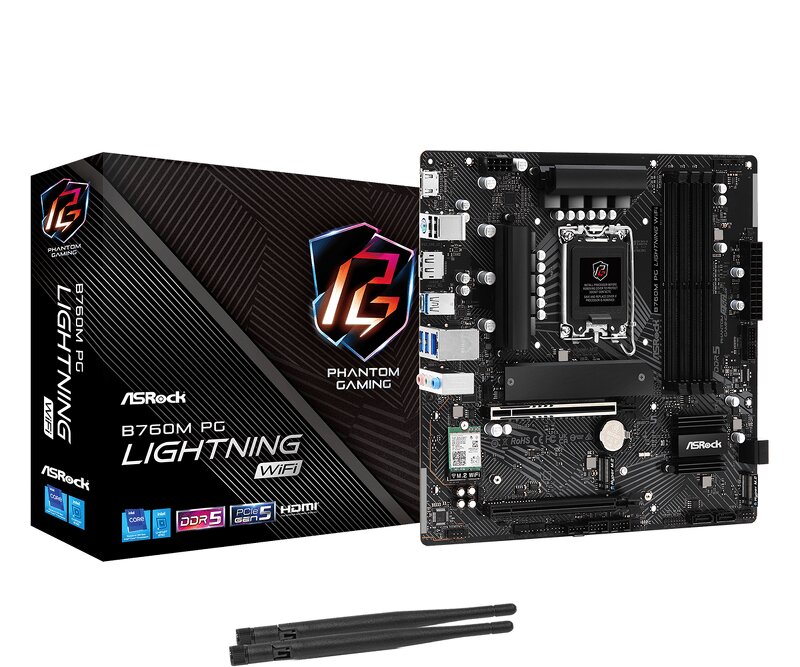 Läs mer om ASRock B760M PG Lightning WIFI D5