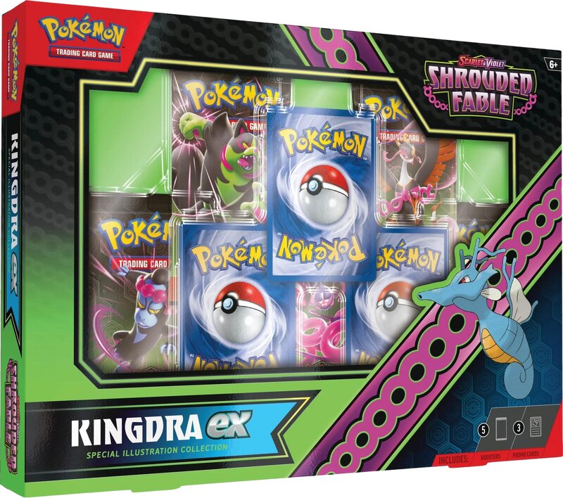 Pokemon Scarlet & Violet 6.5: Shrouded Fable Kingdra Ex Special Collection