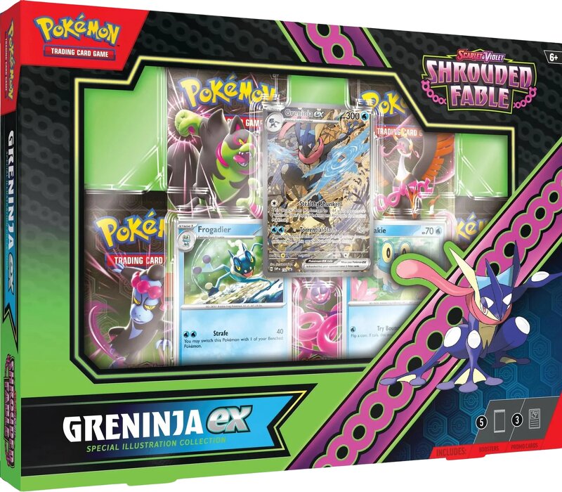 Pokemon Scarlet & Violet 6.5: Shrouded Fable Greninja Ex Special Collection
