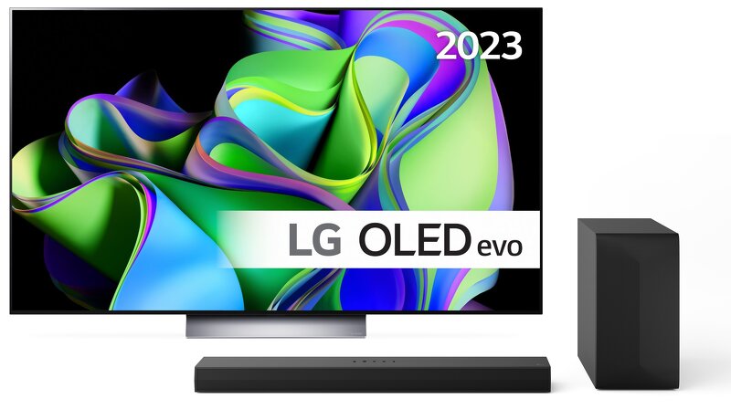 LG 55" OLED55C35LA + LG Soundbar NS60T
