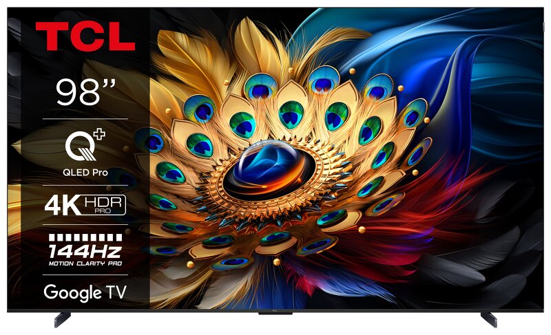 TCL 98T8B 98″ 4K QLED PRO HDR Smart TV / Ultra HD / Google TV / 144Hz