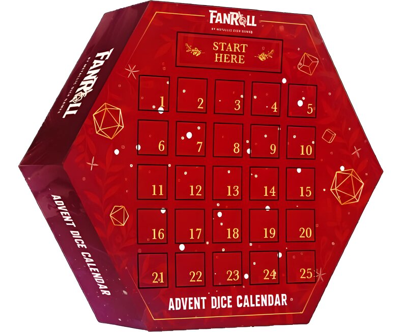 Metallic Dice Games Adventskalender med tärningar 2024