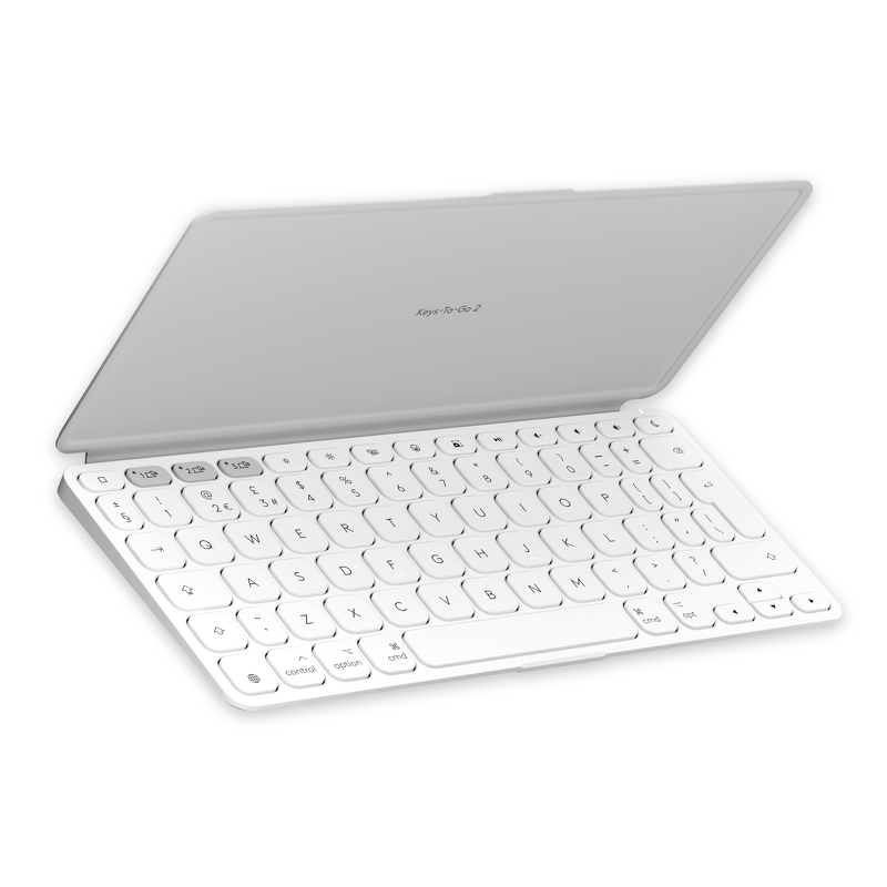 Product Image for Logitech Keys-To-Go 2 - Pale Grey (Apple)