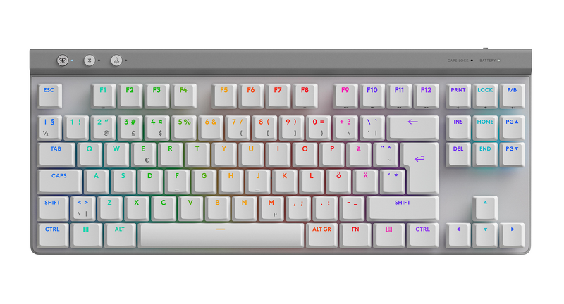 Product Image for Logitech G G515 Lightspeed TKL - White - Tactile PAN