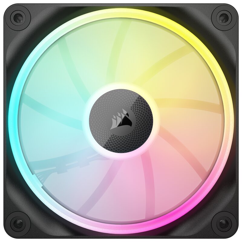 CORSAIR LX RGB Series iCUE LINK LX120 RGB 120mm RGB Fan Single Fan – Black