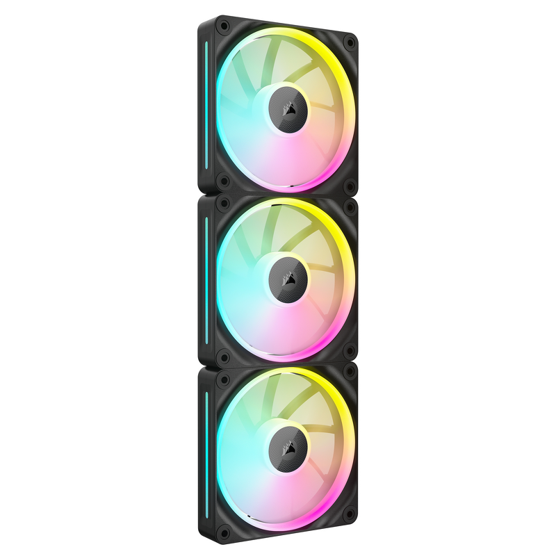 Product Image for Corsair LX120 / iCUE-RGB / PWM / 120mm / 3-pack - Svart