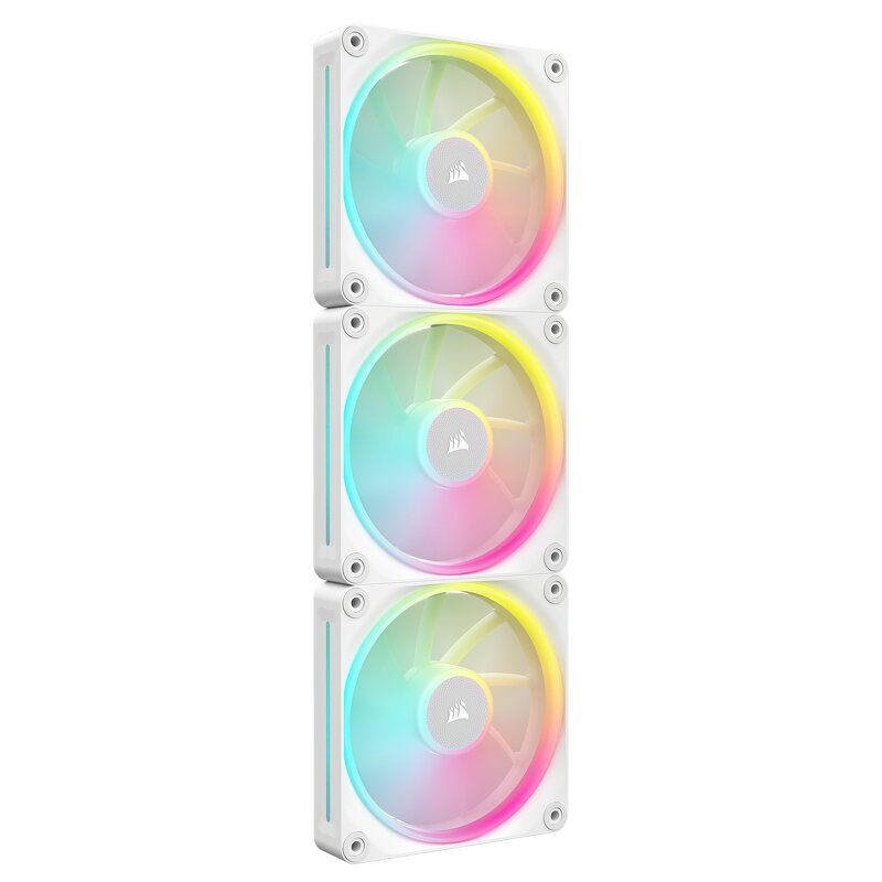 CORSAIR LX RGB Series iCUE LINK LX120 RGB White 120mm RGB Fan Triple Fan Kit