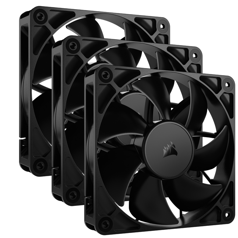 Product Image for Corsair RS120 / PWM / 120mm / 3-pack - Svart