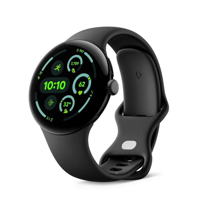 Google Pixel Watch 3 / 45mm / WiFi / Black – Obsidian