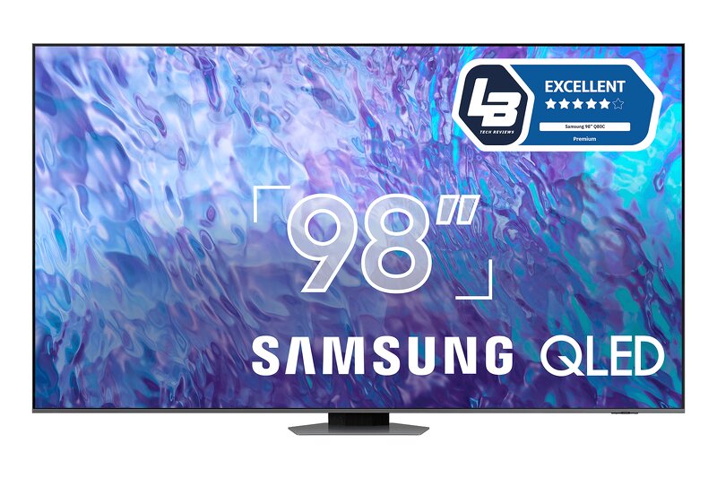 Samsung 98" TQ98Q80CATXXC / 4K / QLED / 100 Hz / Smart TV