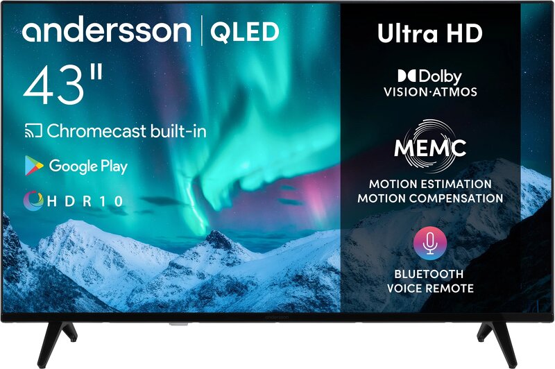 Andersson 43" QLED4350UHD Flat TV