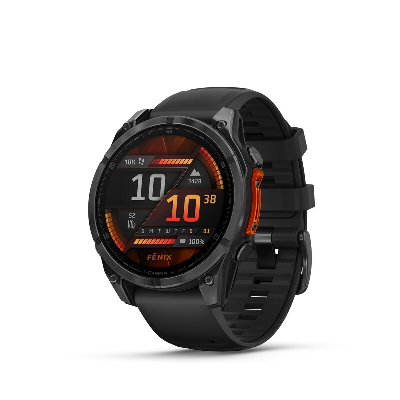 Garmin fenix 8 AMOLED 47mm - Skiffergrå