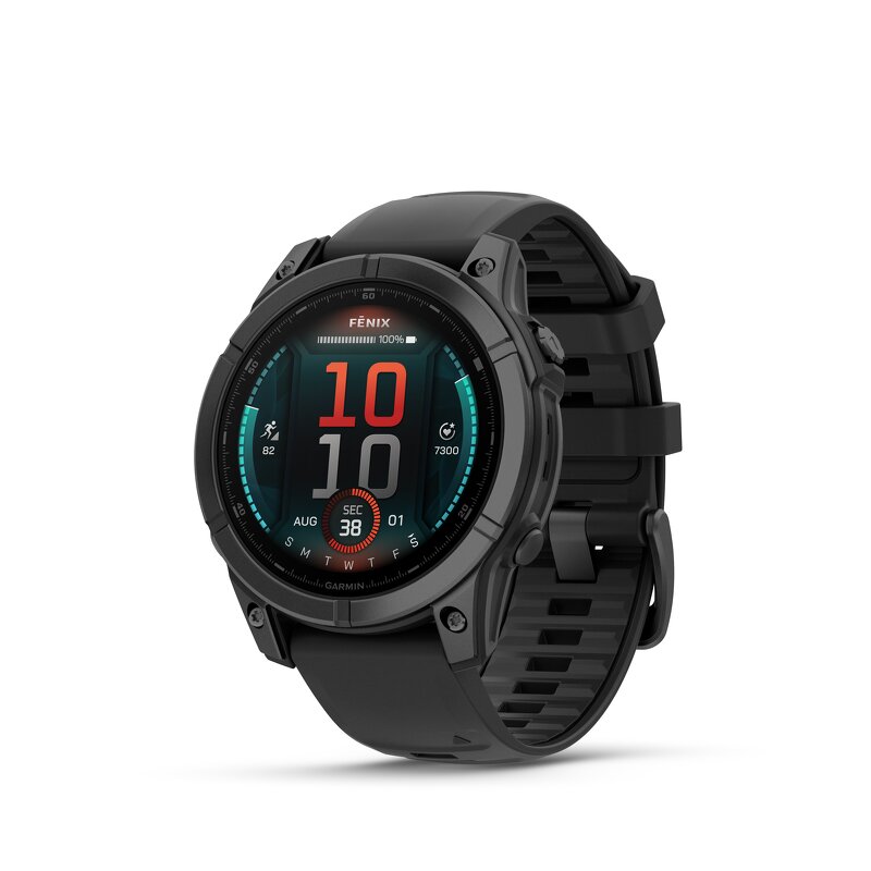 Garmin fenix E 47mm – Skiffergrå