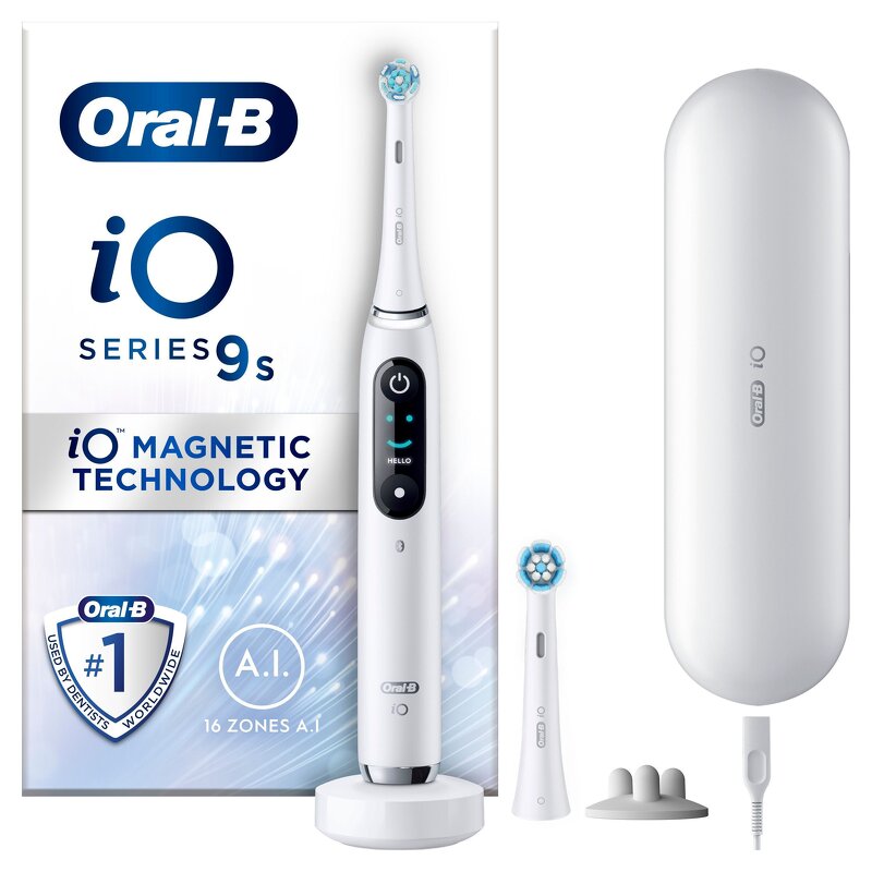 Oral-B iO 9 Eltandborste - Vit