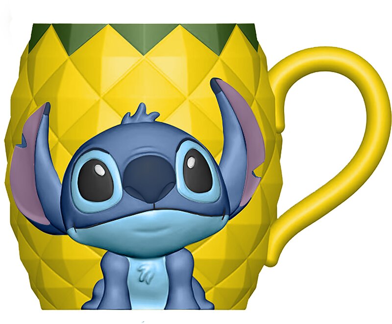 Stitch Pineapple Dolomite 3D Mug (410ml)