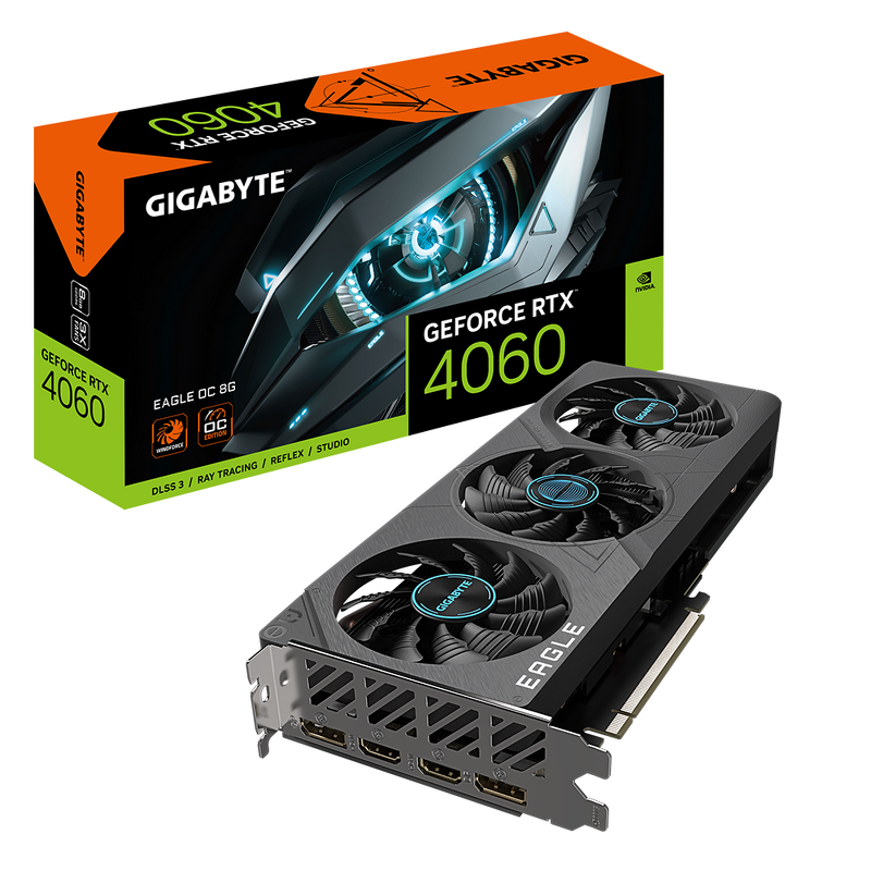 Product Image for Gigabyte GeForce RTX 4060 EAGLE OC 8GB