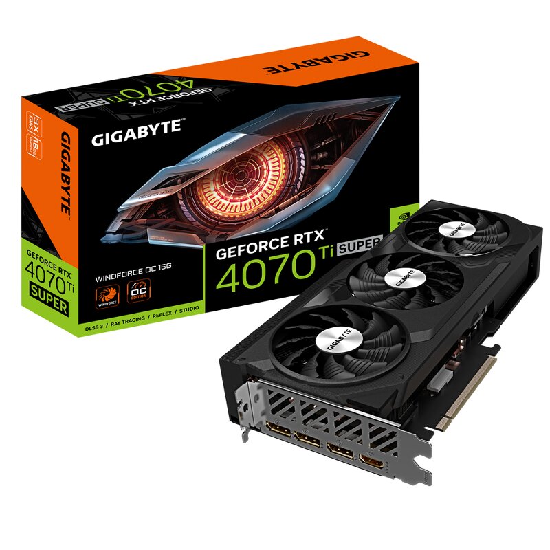 Gigabyte GeForce RTX 4070 Ti SUPER WINDFORCE OC 16GB