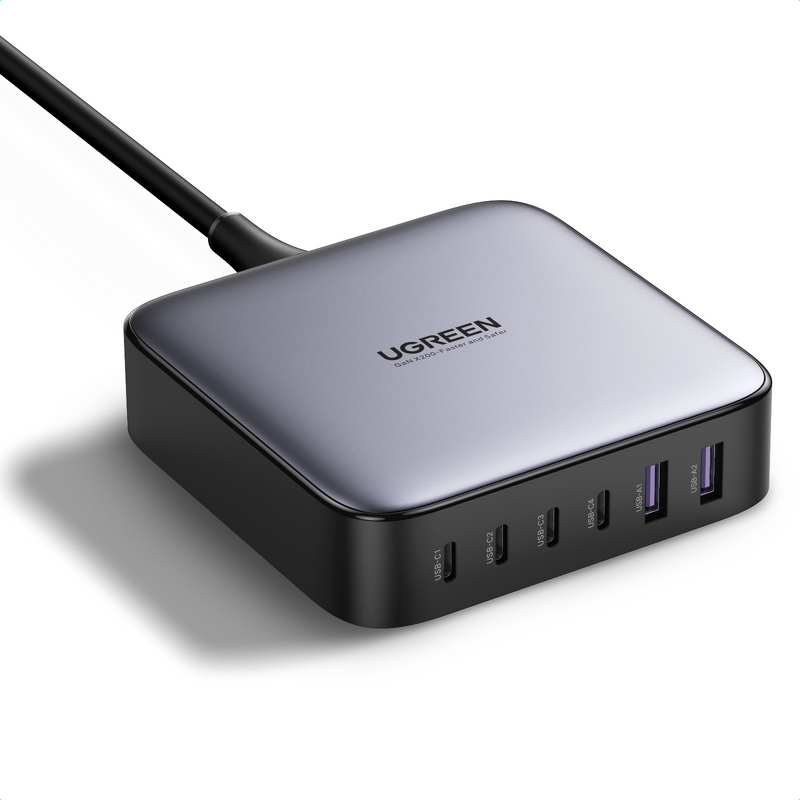 Product Image for Ugreen Nexode 200W GaN Desktop Charger
