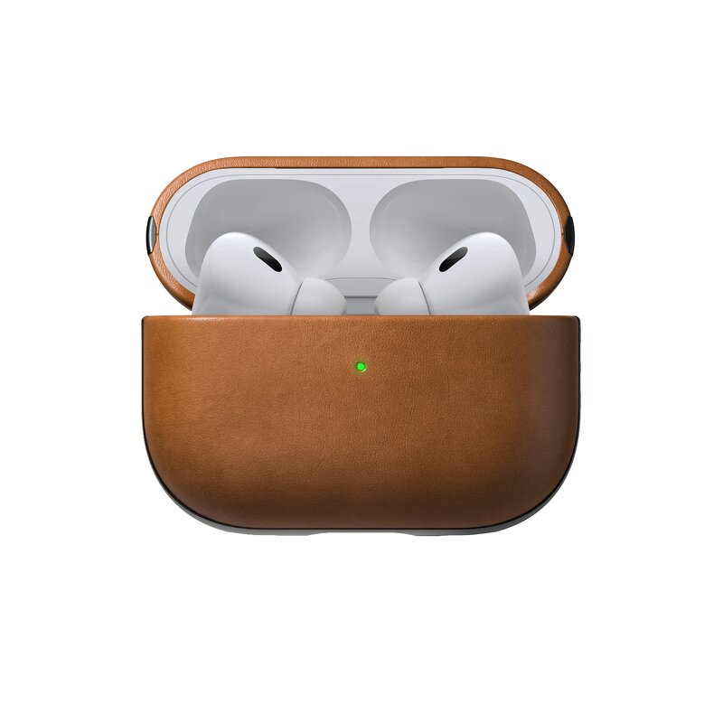 NOMAD Airpods Case Pro (2nd gen) / Nomad Leather – English Tan