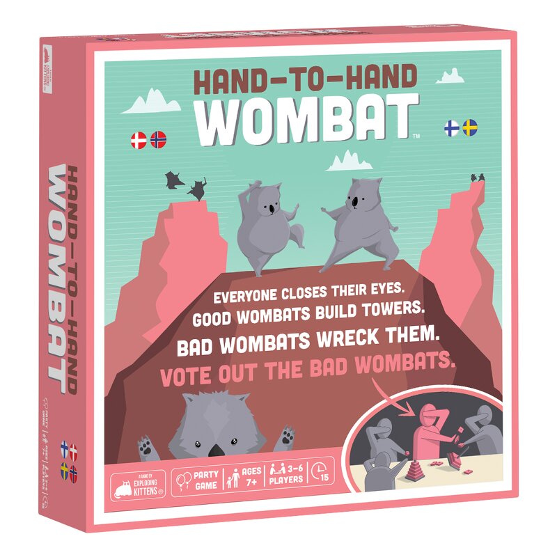 Exploding Kittens Hand to Hand Wombat (Nordic)