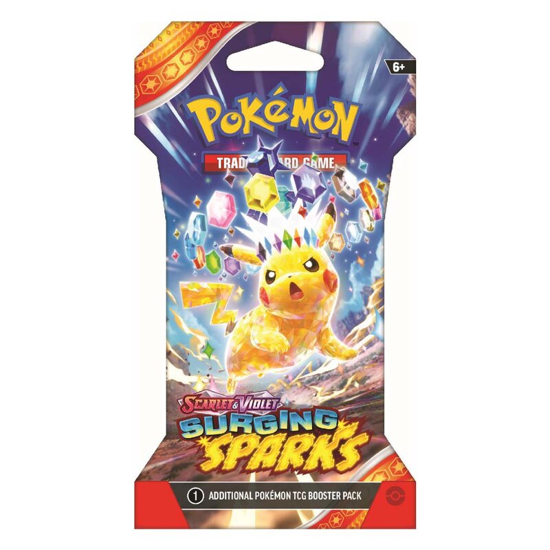 Pokemon Scarlet & Violet 8: Surging Sparks Sleeved Booster