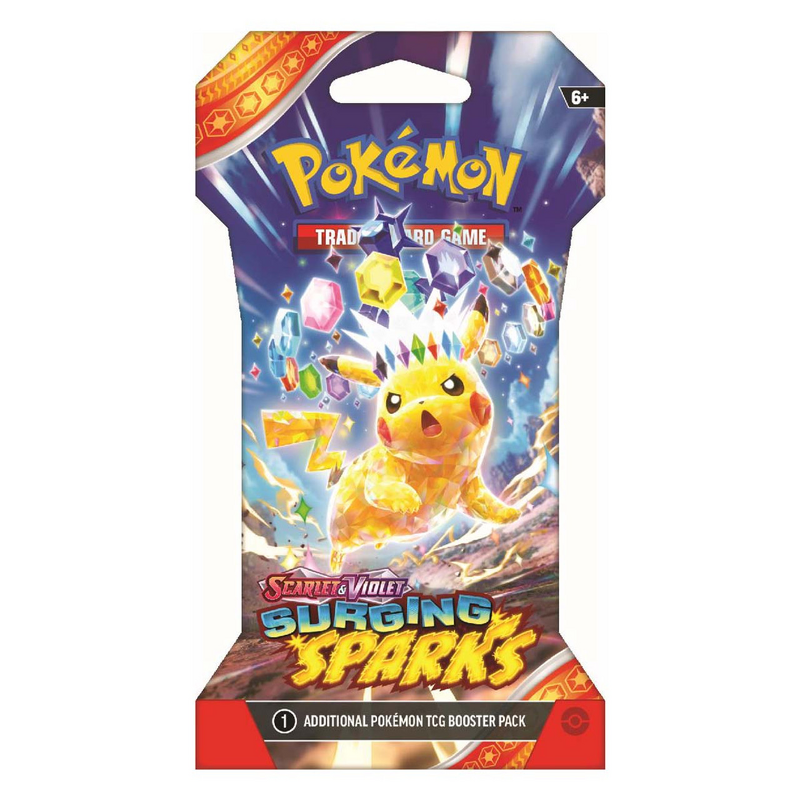 Product Image for Pokemon Scarlet & Violet 8: Surging Sparks Sleeved Booster