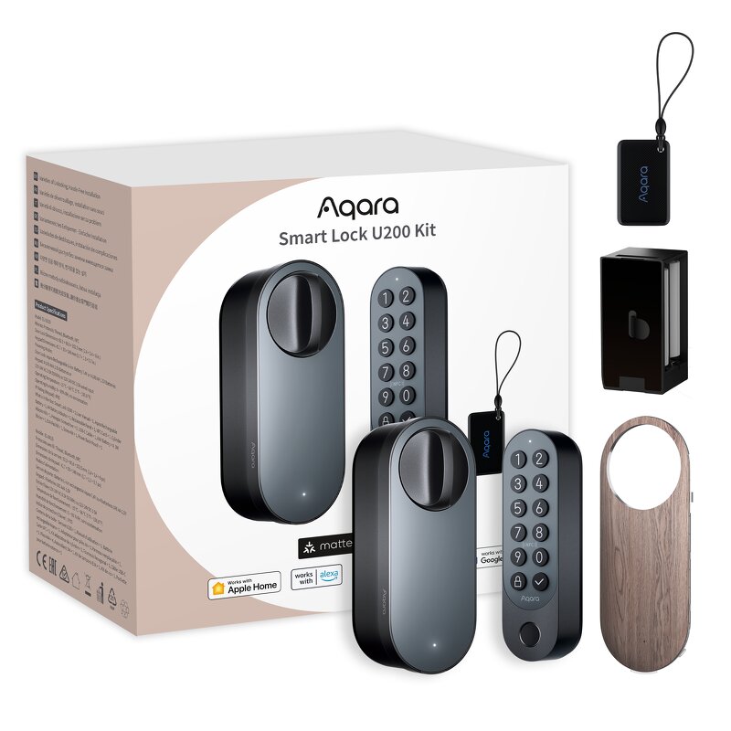 Aqara Smart Lock U200 Kit – Svart