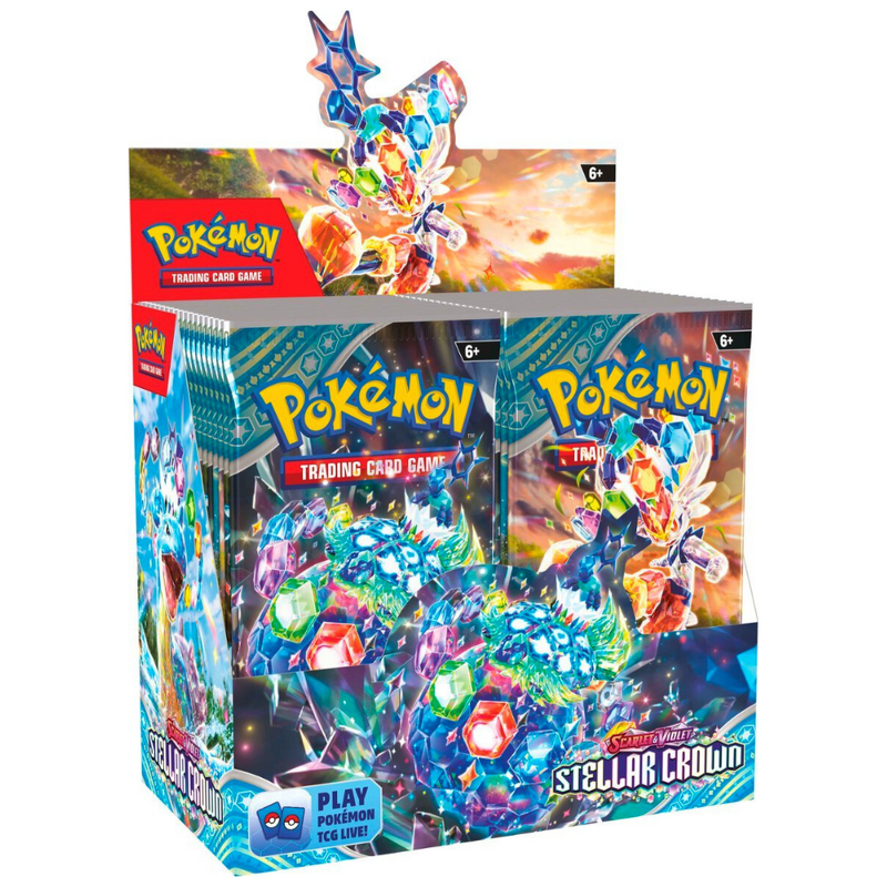Product Image for Pokemon Scarlet & Violet 7: Stellar Crown Display (36 boosters)