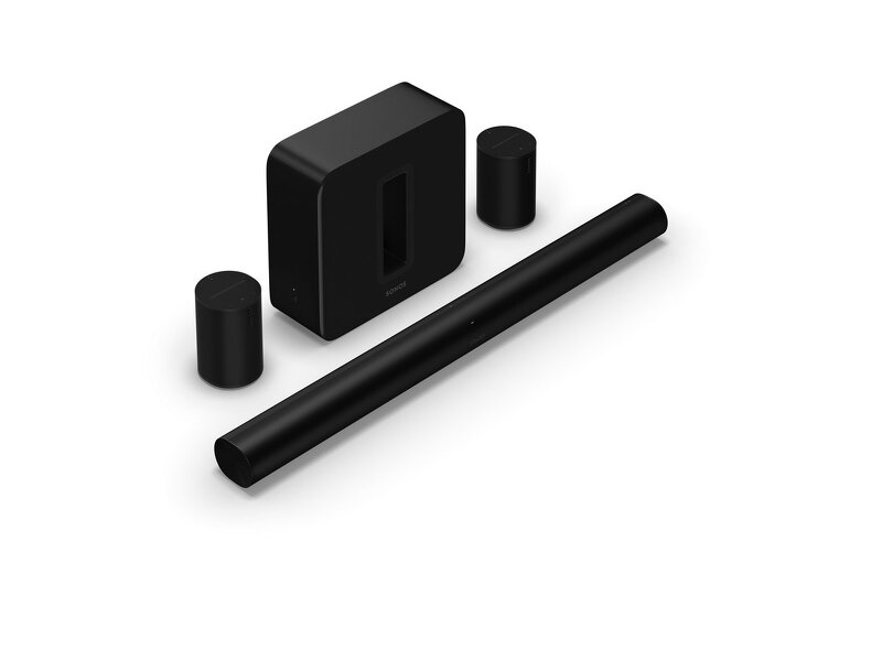 Sonos Arc Soundbar + 1x Sub (Gen3) + 2x Era100 – Svart