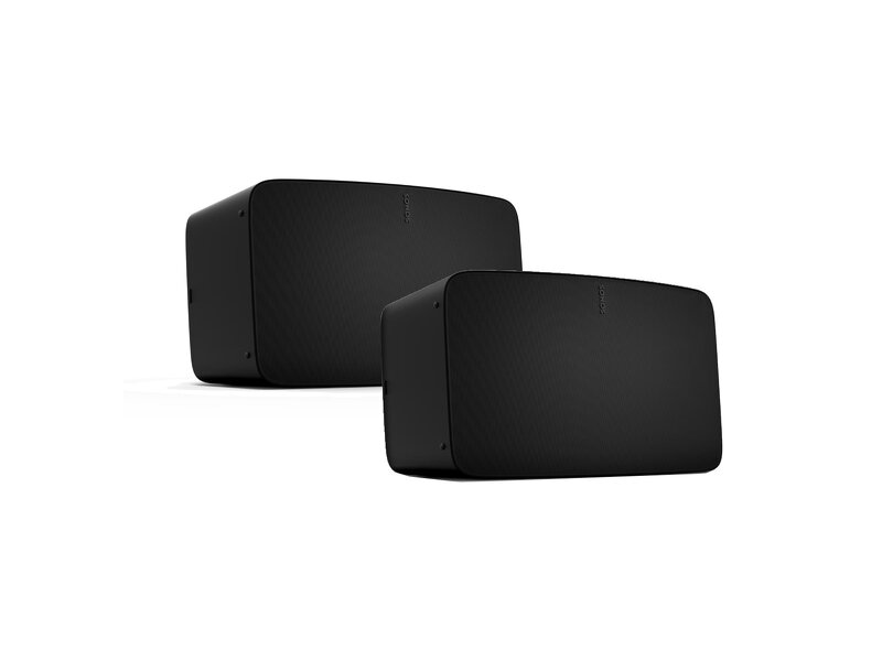 Sonos Five Trådlös Högtalare 2-pack – Svart