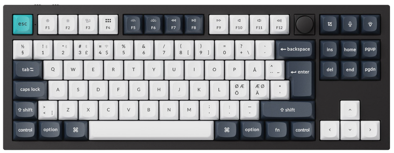 Product Image for Keychron Q3 MAX 80% Knob Wireless Custom QMK/VIA Jupiter Brown Switches