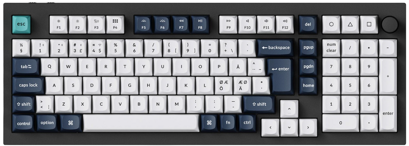 Product Image for Keychron Q5 MAX 96% Knob Wireless Custom QMK/VIA Jupiter Red Switches
