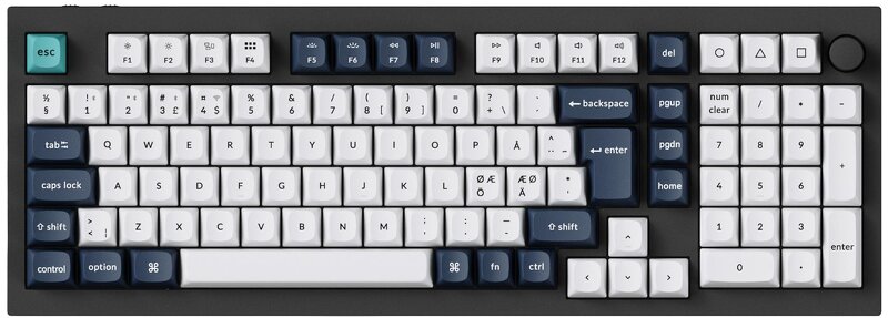 Keychron Q5 MAX 96% Knob Wireless Custom QMK/VIA Jupiter Brown Switches