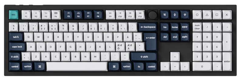 Keychron Q6 MAX 100% Knob Wireless Custom QMK/VIA Jupiter Red Switches