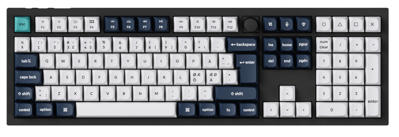 Product Image for Keychron Q6 MAX 100% Knob Wireless Custom QMK/VIA Jupiter Brown Switches