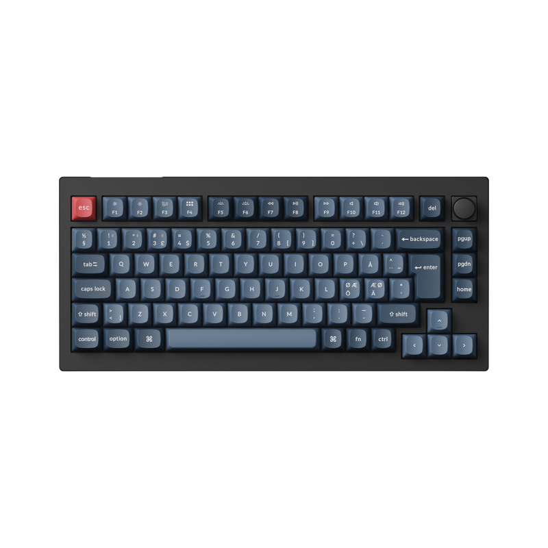 Product Image for Keychron V1 MAX 75% Knob Wireless Custom QMK/VIA Jupiter Red Switches