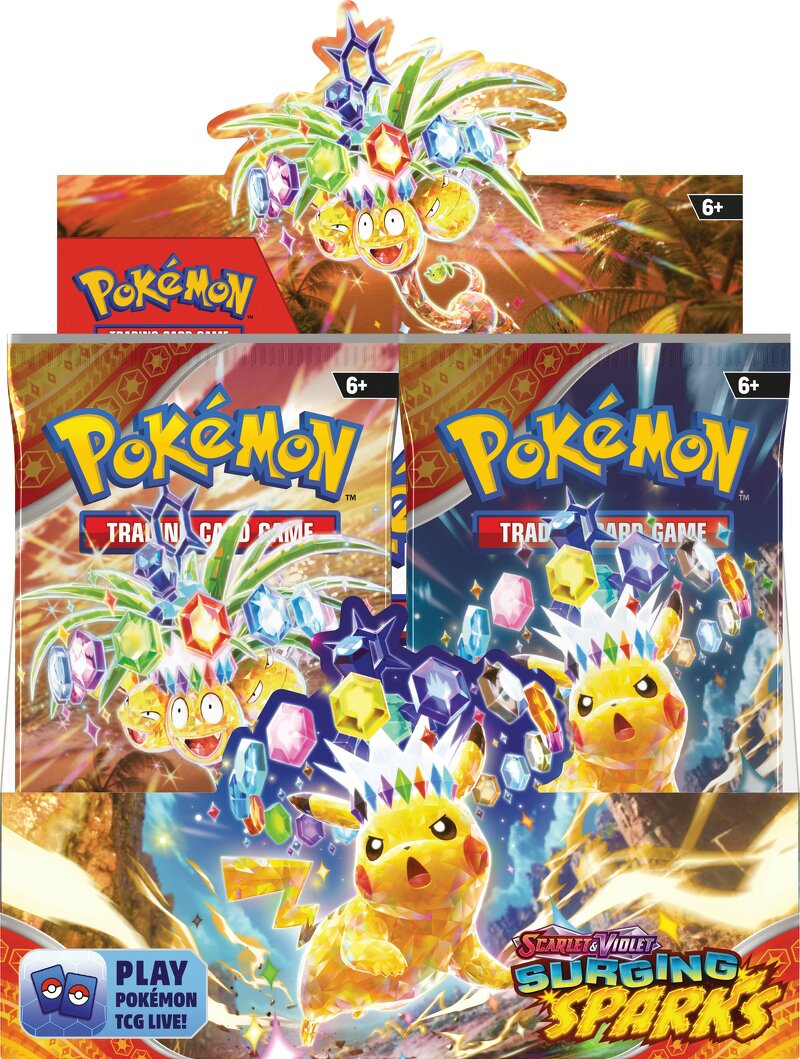 Pokemon Scarlet & Violet 8: Surging Sparks Display (36 boosters)