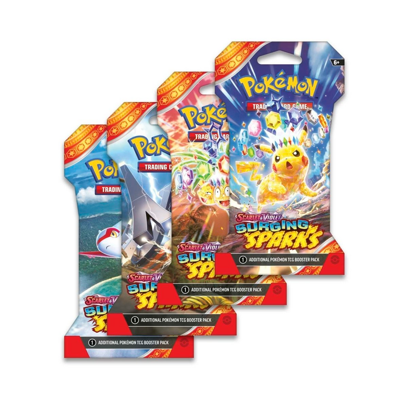 Product Image for Pokemon Scarlet & Violet 8: Surging Sparks Sleeved Booster Box (24 boosters)