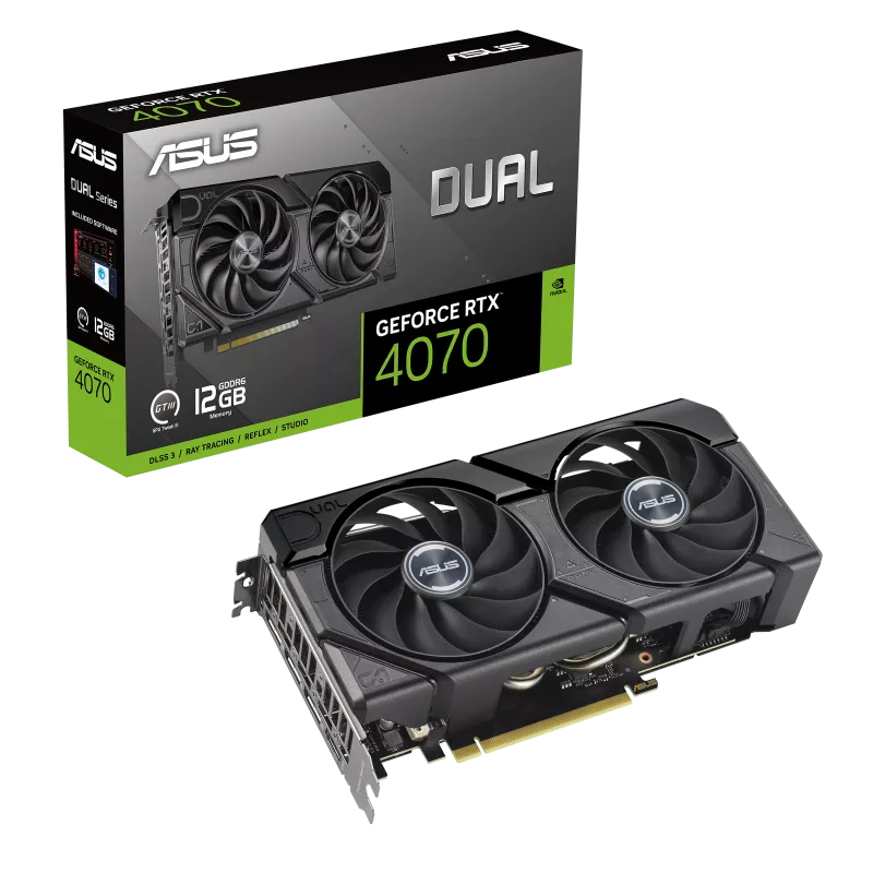 Product Image for ASUS Dual GeForce RTX 4070 EVO 12GB GDDR6