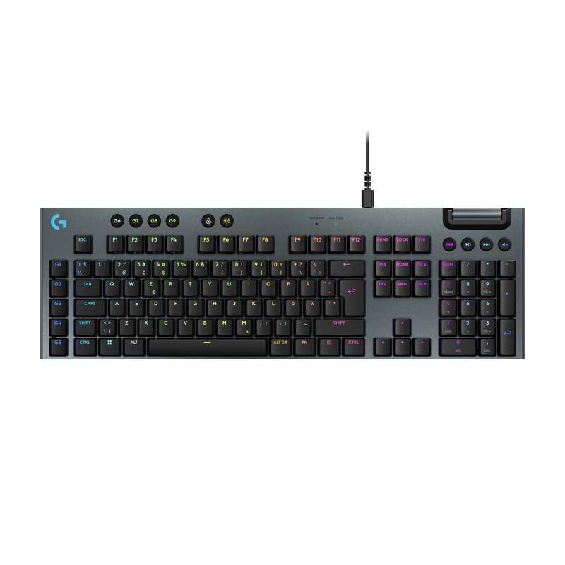 Logitech G - G915 X Corded - Tactile - Black