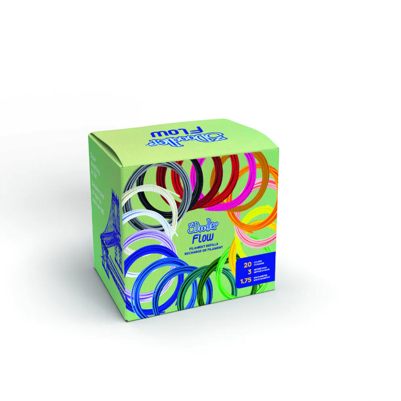Product Image for 3Doodler filament refill (1,75mm 20x3m)