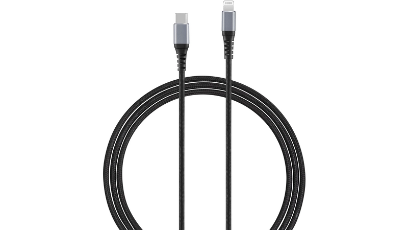 Product Image for Andersson USB-C - Lightning Flätad / 3m - Svart/Rymdgrå