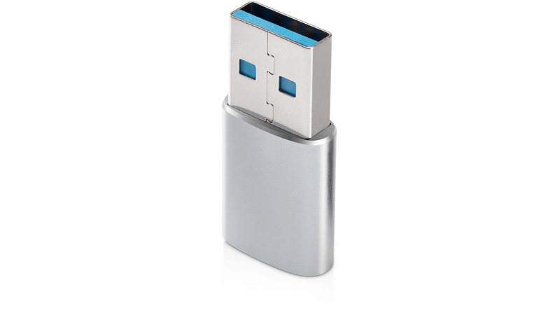 Product Image for Andersson USB-A to USB-C adapter 3A, 60W - Silver