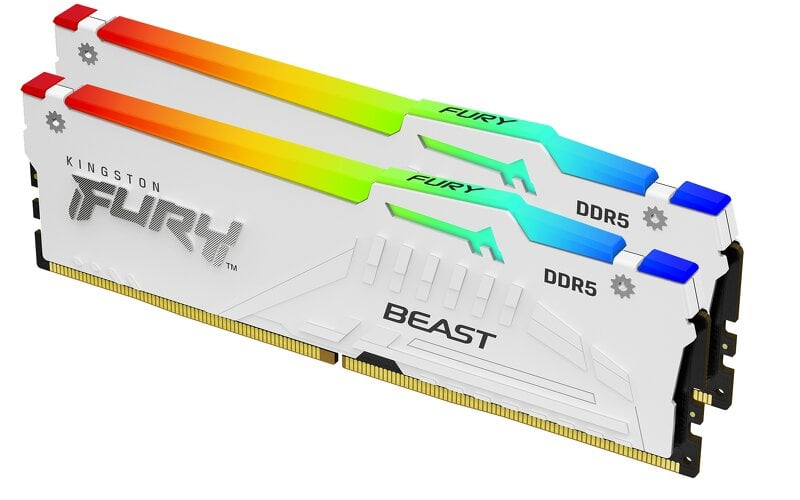 Product Image for Kingston Fury Beast RGB 64GB (2x32GB) / 6000MHz / DDR5 / CL36 / KF560C36BWEAK2-64