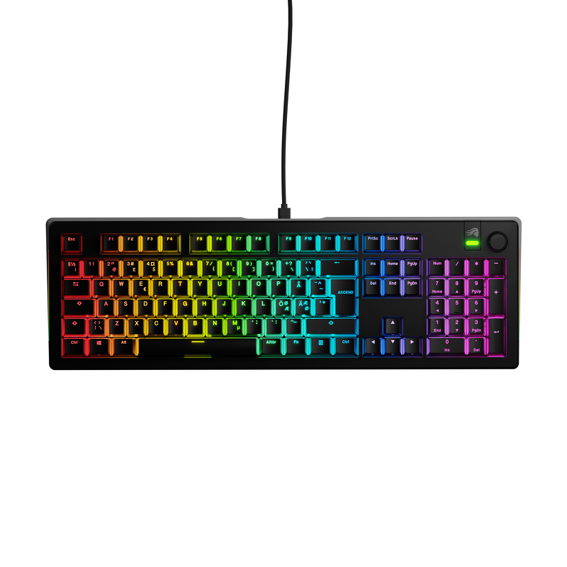 Product Image for Glorious GMMK 3 100% Black - Pre-Built Nordic ISO - Fox Linear