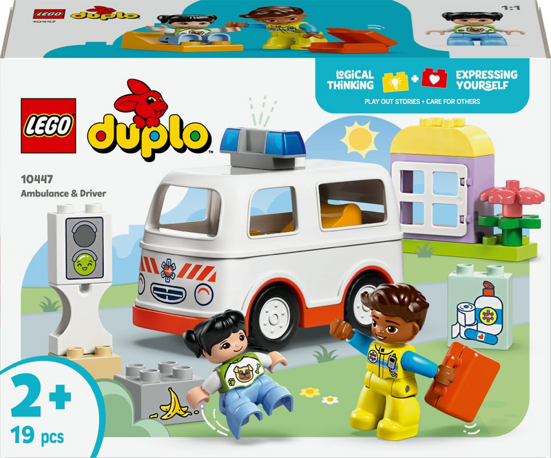 Product Image for LEGO DUPLO Town Ambulans och förare 10447