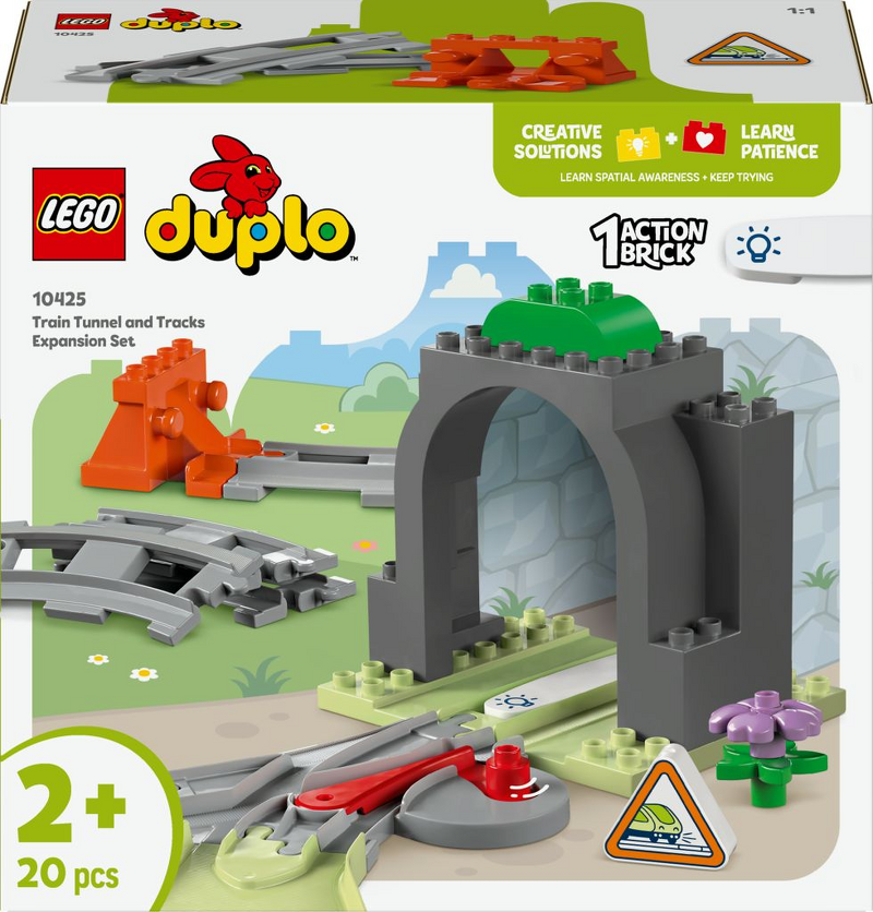 Product Image for LEGO DUPLO Town Tågtunnel och spår – Expansionsset 10425