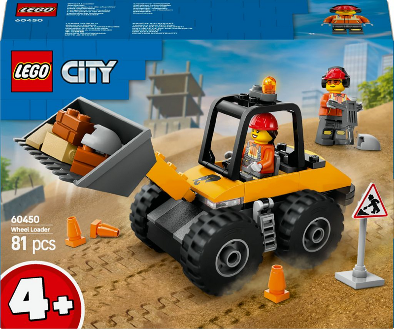 Product Image for LEGO City Great Vehicles Gul hjullastare 60450
